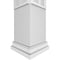 Ekena Millwork Craftsman Classic Square Non-Tapered Artisan Fretwork Column w/ Prairie Capital & Prairie Base CC1208ENARTPRPR - alternate 5